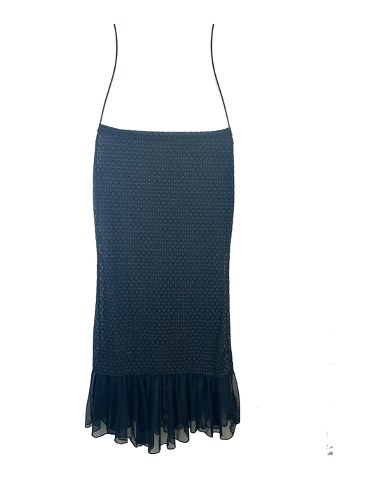 Skirt Black Fringe