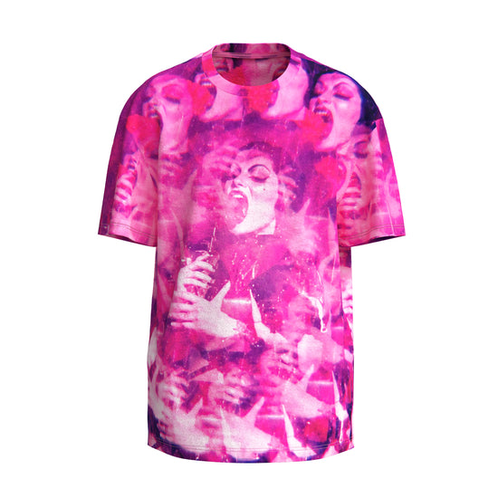 Scarlett Rose Oversized Printed T-Shirt