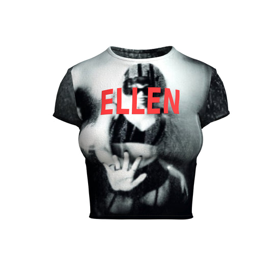 Steamy! Cropped Printed Baby T-Shirt