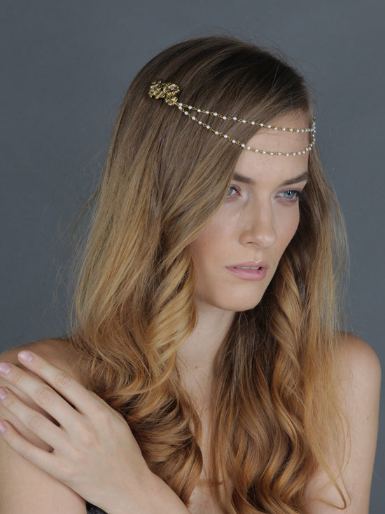 THROUGH THE GRAPEVINE | 6 | GOLD HEADPIECE